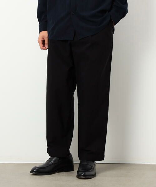 COMME CA ISM / コムサイズム その他パンツ | 【スマートベーシックパンツ】ハイテンション 裏起毛 ワンタック ワイド テーパード パンツ | 詳細3