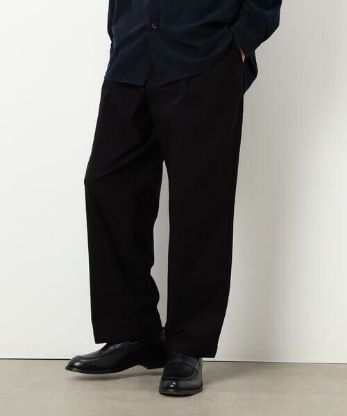 COMME CA ISM / コムサイズム その他パンツ | 【スマートベーシックパンツ】ハイテンション 裏起毛 ワンタック ワイド テーパード パンツ | 詳細4