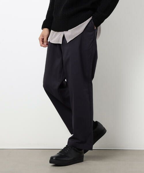 COMME CA ISM / コムサイズム その他パンツ | 【スマートベーシックパンツ】ハイテンション 裏起毛 ワンタック ワイド テーパード パンツ | 詳細10