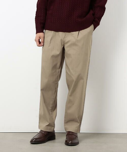 COMME CA ISM / コムサイズム その他パンツ | 【スマートベーシックパンツ】ハイテンション 裏起毛 ワンタック ワイド テーパード パンツ | 詳細15