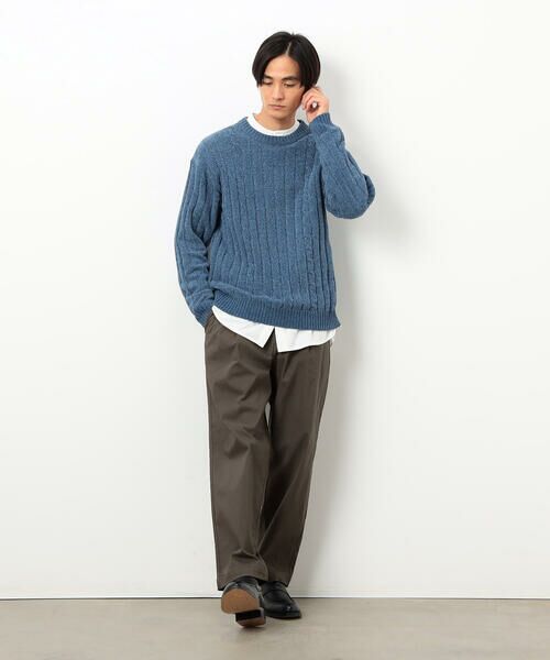 COMME CA ISM / コムサイズム その他パンツ | 【スマートベーシックパンツ】ハイテンション 裏起毛 ワンタック ワイド テーパード パンツ | 詳細19