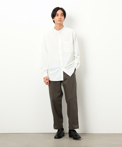 COMME CA ISM / コムサイズム その他パンツ | 【スマートベーシックパンツ】ハイテンション 裏起毛 ワンタック ワイド テーパード パンツ | 詳細20
