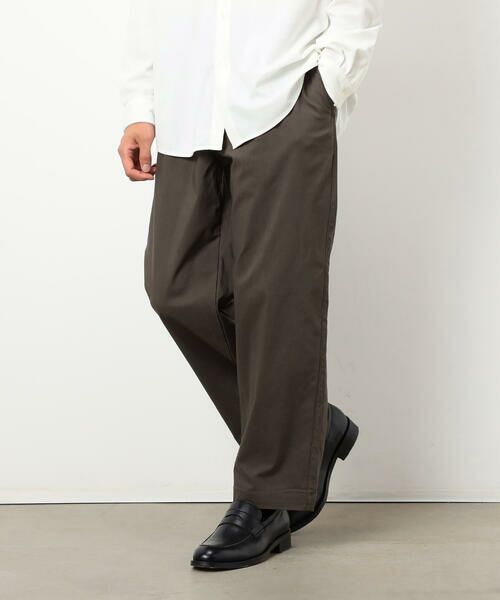 COMME CA ISM / コムサイズム その他パンツ | 【スマートベーシックパンツ】ハイテンション 裏起毛 ワンタック ワイド テーパード パンツ | 詳細22