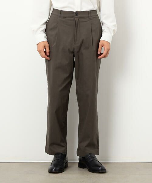 COMME CA ISM / コムサイズム その他パンツ | 【スマートベーシックパンツ】ハイテンション 裏起毛 ワンタック ワイド テーパード パンツ | 詳細23