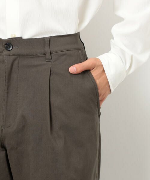 COMME CA ISM / コムサイズム その他パンツ | 【スマートベーシックパンツ】ハイテンション 裏起毛 ワンタック ワイド テーパード パンツ | 詳細28