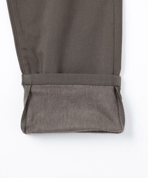 COMME CA ISM / コムサイズム その他パンツ | 【スマートベーシックパンツ】ハイテンション 裏起毛 ワンタック ワイド テーパード パンツ | 詳細30