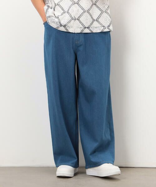 COMME CA ISM / コムサイズム デニムパンツ | バギーシルエット デニムパンツ | 詳細7