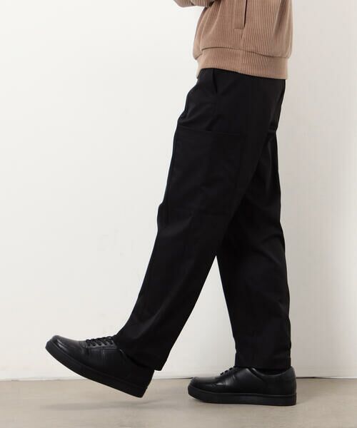 COMME CA ISM / コムサイズム その他パンツ | ポリエステルツイル テーパード ベイカーパンツ | 詳細3