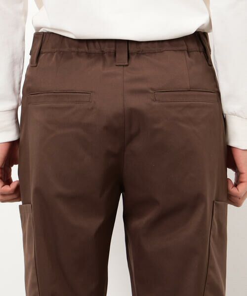 COMME CA ISM / コムサイズム その他パンツ | ポリエステルツイル テーパード ベイカーパンツ | 詳細13