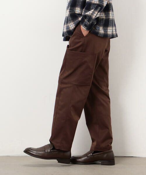 COMME CA ISM / コムサイズム その他パンツ | ポリエステルツイル テーパード ベイカーパンツ | 詳細8
