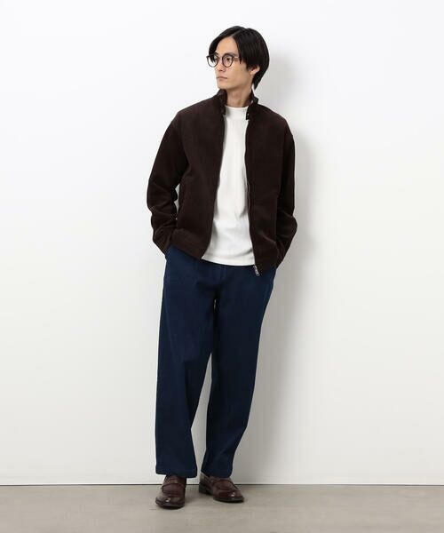 COMME CA ISM / コムサイズム デニムパンツ | ストレッチデニム ワンタック バレルパンツ | 詳細1