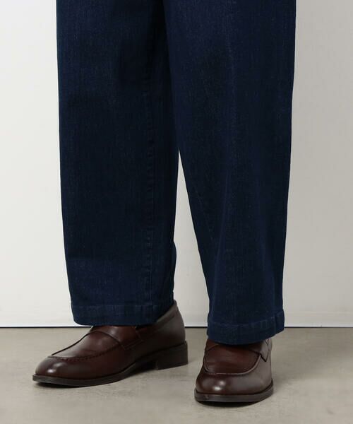 COMME CA ISM / コムサイズム デニムパンツ | ストレッチデニム ワンタック バレルパンツ | 詳細12