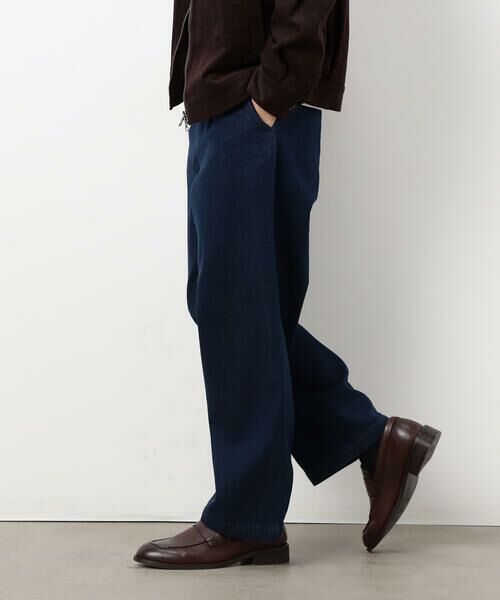 COMME CA ISM / コムサイズム デニムパンツ | ストレッチデニム ワンタック バレルパンツ | 詳細4