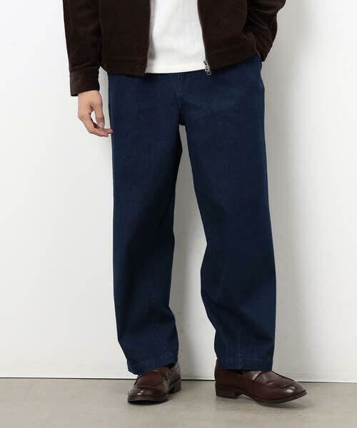 COMME CA ISM / コムサイズム デニムパンツ | ストレッチデニム ワンタック バレルパンツ | 詳細5