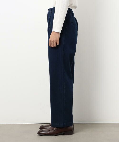 COMME CA ISM / コムサイズム デニムパンツ | ストレッチデニム ワンタック バレルパンツ | 詳細7