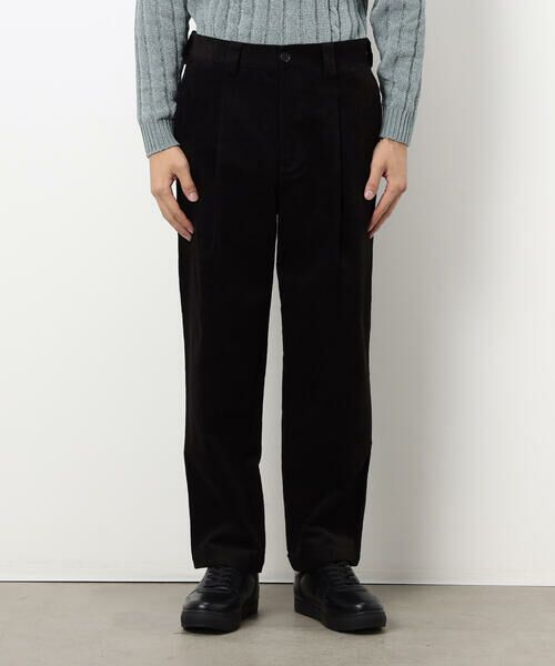 COMME CA ISM / コムサイズム その他パンツ | コーデュロイ ワンタック ワイド テーパードパンツ | 詳細6