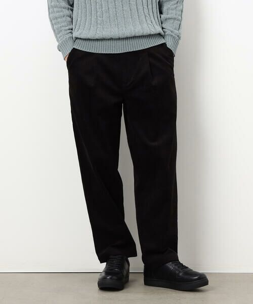COMME CA ISM / コムサイズム その他パンツ | コーデュロイ ワンタック ワイド テーパードパンツ | 詳細4