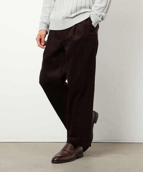 COMME CA ISM / コムサイズム その他パンツ | コーデュロイ ワンタック ワイド テーパードパンツ | 詳細17