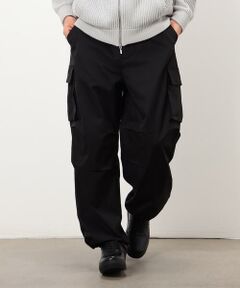 COMME CA ISM / コムサイズム その他パンツ | ポリエステルツイル ワイドシルエット カーゴパンツ