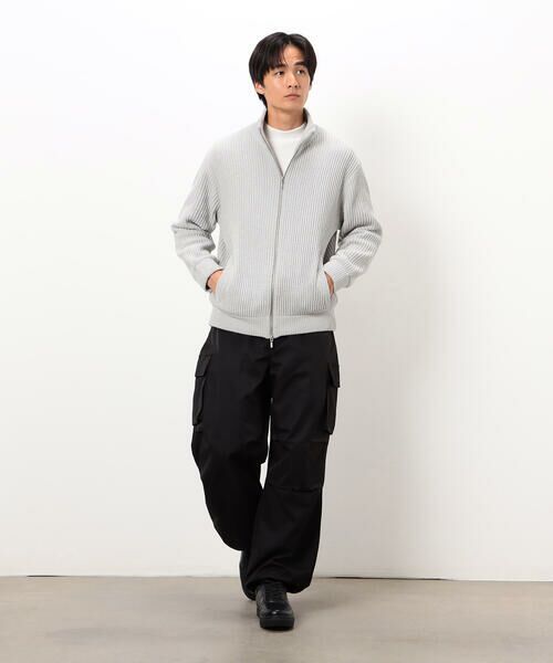 COMME CA ISM / コムサイズム その他パンツ | ポリエステルツイル ワイドシルエット カーゴパンツ | 詳細1