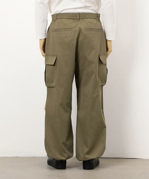 COMME CA ISM / コムサイズム その他パンツ | ポリエステルツイル ワイドシルエット カーゴパンツ | 詳細12