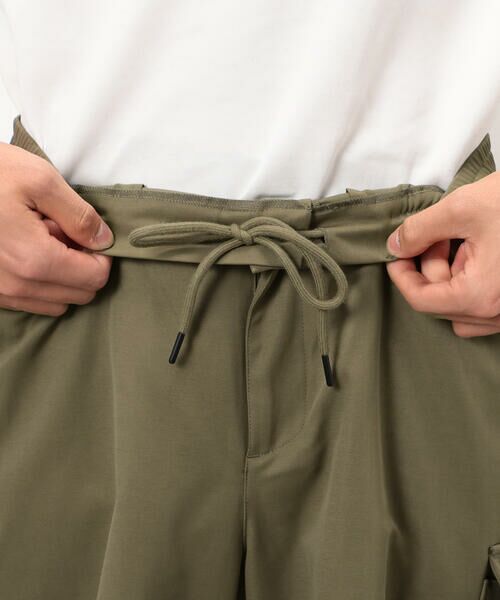 COMME CA ISM / コムサイズム その他パンツ | ポリエステルツイル ワイドシルエット カーゴパンツ | 詳細15