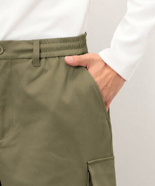 COMME CA ISM / コムサイズム その他パンツ | ポリエステルツイル ワイドシルエット カーゴパンツ | 詳細16