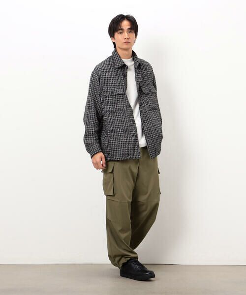 COMME CA ISM / コムサイズム その他パンツ | ポリエステルツイル ワイドシルエット カーゴパンツ | 詳細6