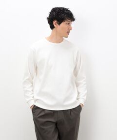 COMME CA ISM / コムサイズム Tシャツ | モールジャガードTシャツ