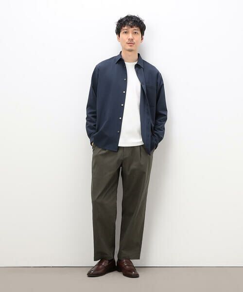 COMME CA ISM / コムサイズム Tシャツ | モールジャガードTシャツ | 詳細1