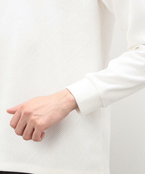 COMME CA ISM / コムサイズム Tシャツ | モールジャガードTシャツ | 詳細8