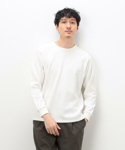 COMME CA ISM / コムサイズム Tシャツ | モールジャガードTシャツ | 詳細2