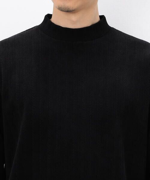 COMME CA ISM / コムサイズム Tシャツ | モールジャガードハイネックTシャツ | 詳細11