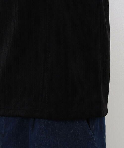 COMME CA ISM / コムサイズム Tシャツ | モールジャガードハイネックTシャツ | 詳細13