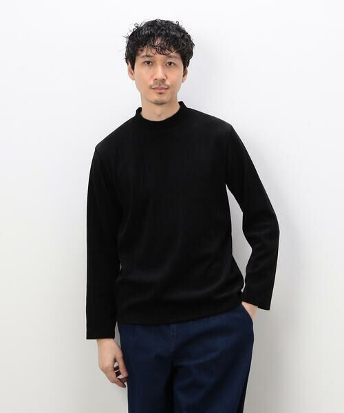 COMME CA ISM / コムサイズム Tシャツ | モールジャガードハイネックTシャツ | 詳細7