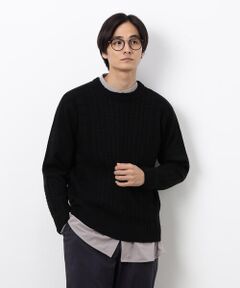 COMME CA ISM / コムサイズム ニット・セーター | ケーブルブロッキングニット