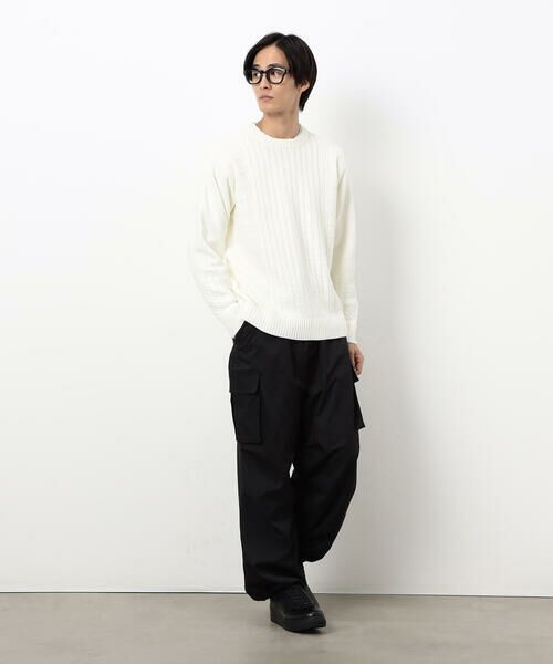 COMME CA ISM / コムサイズム ニット・セーター | ケーブルブロッキングニット | 詳細3