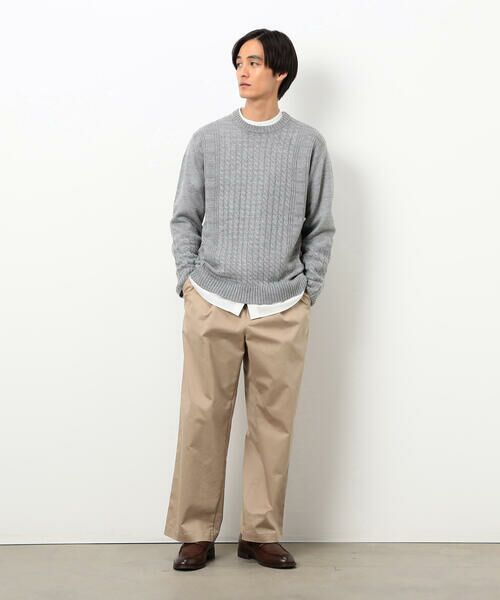 COMME CA ISM / コムサイズム ニット・セーター | ケーブルブロッキングニット | 詳細9