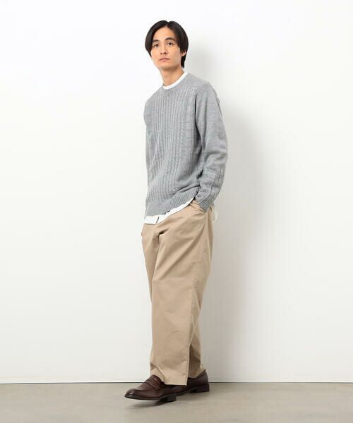 COMME CA ISM / コムサイズム ニット・セーター | ケーブルブロッキングニット | 詳細10