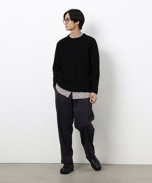 COMME CA ISM / コムサイズム ニット・セーター | ケーブルブロッキングニット | 詳細15