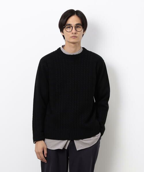 COMME CA ISM / コムサイズム ニット・セーター | ケーブルブロッキングニット | 詳細16