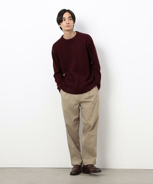 COMME CA ISM / コムサイズム ニット・セーター | ケーブルブロッキングニット | 詳細21