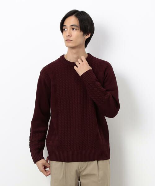 COMME CA ISM / コムサイズム ニット・セーター | ケーブルブロッキングニット | 詳細23
