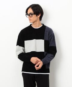 COMME CA ISM / コムサイズム ニット・セーター | モール カラーブロッキングニット
