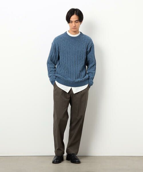 COMME CA ISM / コムサイズム ニット・セーター | モール ケーブル入りワイドリブニット | 詳細16