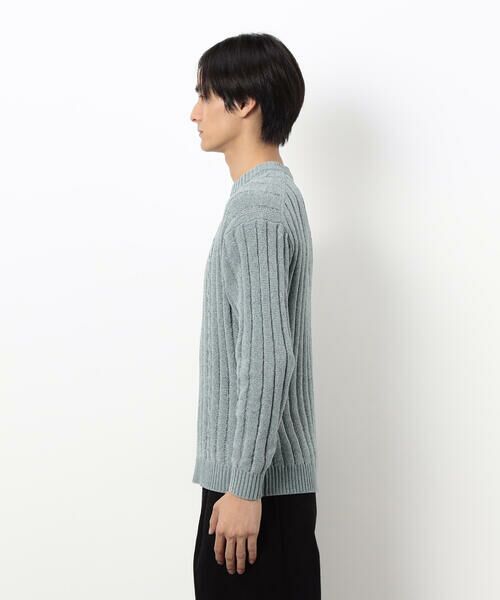 COMME CA ISM / コムサイズム ニット・セーター | モール ケーブル入りワイドリブニット | 詳細26