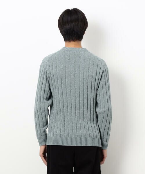 COMME CA ISM / コムサイズム ニット・セーター | モール ケーブル入りワイドリブニット | 詳細27