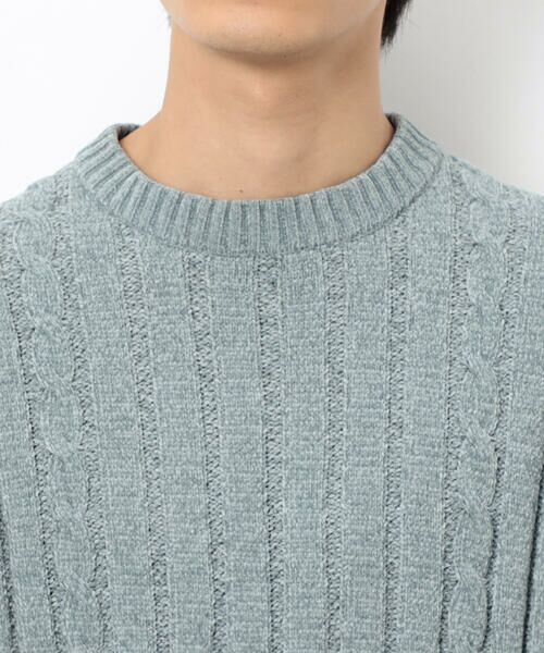 COMME CA ISM / コムサイズム ニット・セーター | モール ケーブル入りワイドリブニット | 詳細28