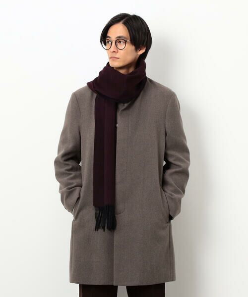 COMME CA ISM / コムサイズム マフラー・ショール・スヌード・ストール | ファインウール リバーシブル マフラー | 詳細5
