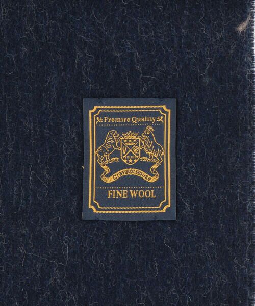 COMME CA ISM / コムサイズム マフラー・ショール・スヌード・ストール | ファインウール リバーシブル マフラー | 詳細12